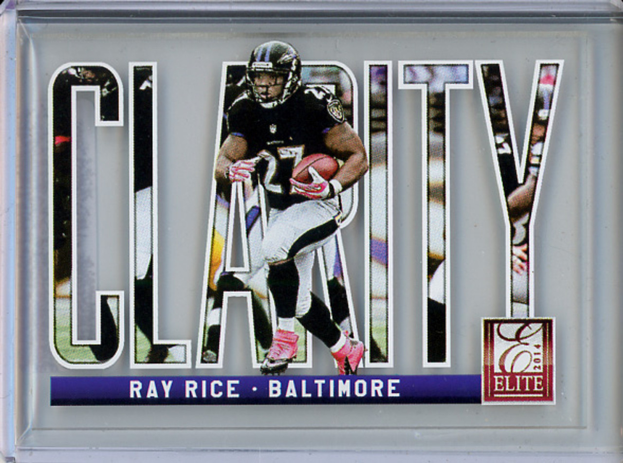 Ray Rice 2014 Elite, Clarity #42 (CQ)