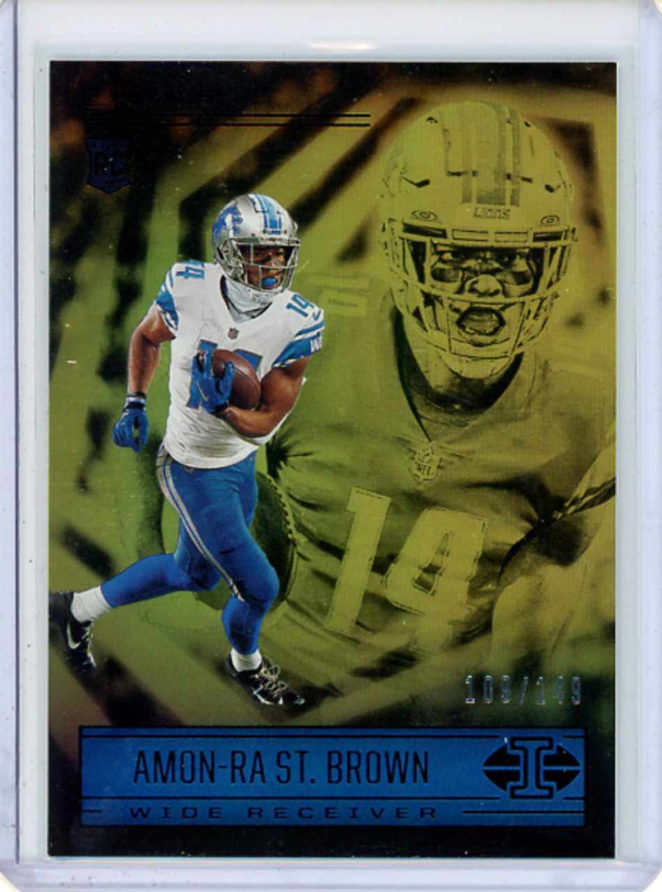 Amon-Ra St. Brown 2021 Illusions #86 Yellow (#109/149) (CQ)