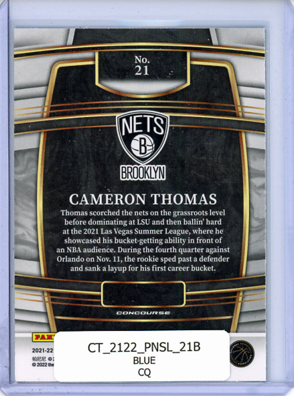Cameron Thomas 2021-22 Select #21 Concourse Blue (CQ)