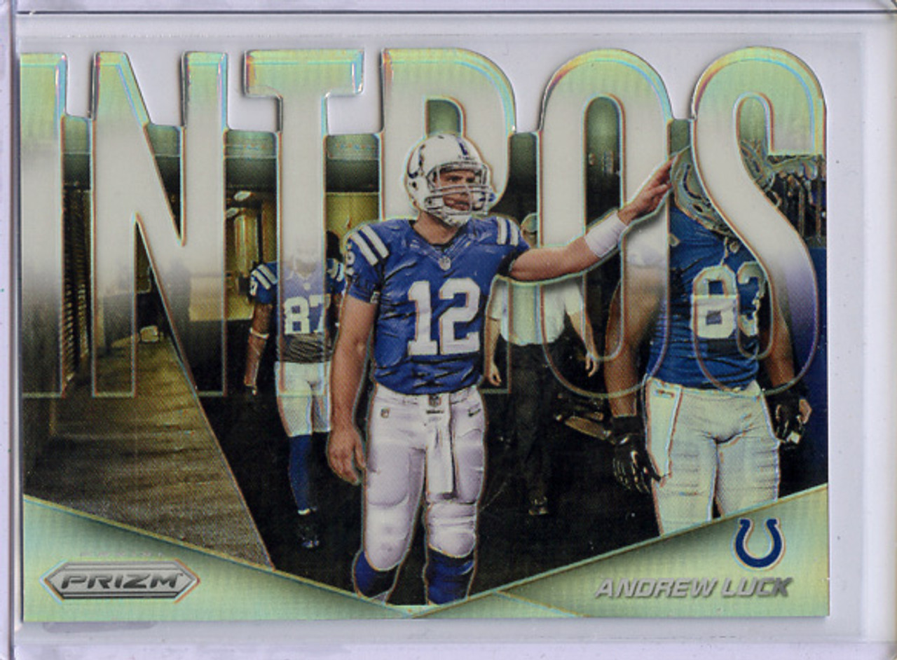 Andrew Luck 2014 Prizm, Intros #I17 Silver