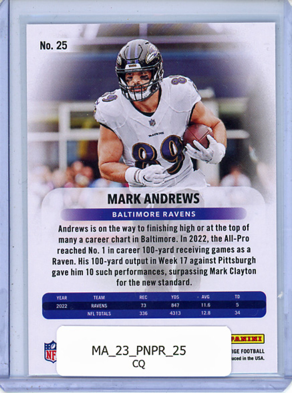 Mark Andrews 2023 Prestige #25 (CQ)