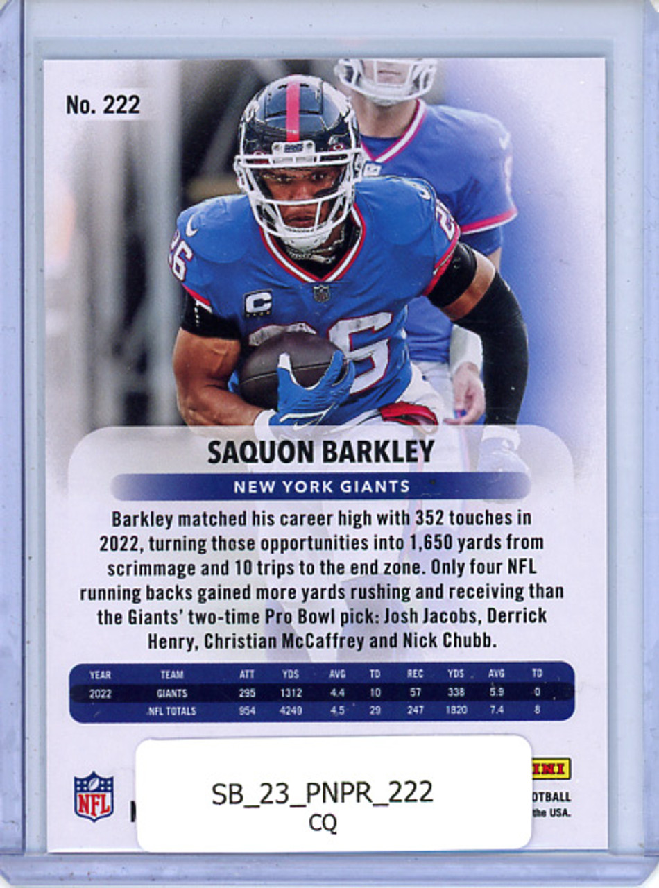 Saquon Barkley 2023 Prestige #222 (CQ)
