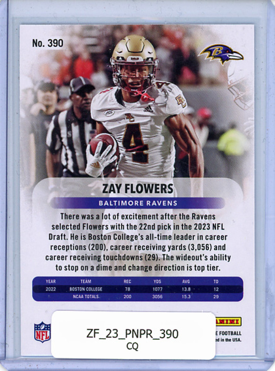 Zay Flowers 2023 Prestige #390 (CQ)