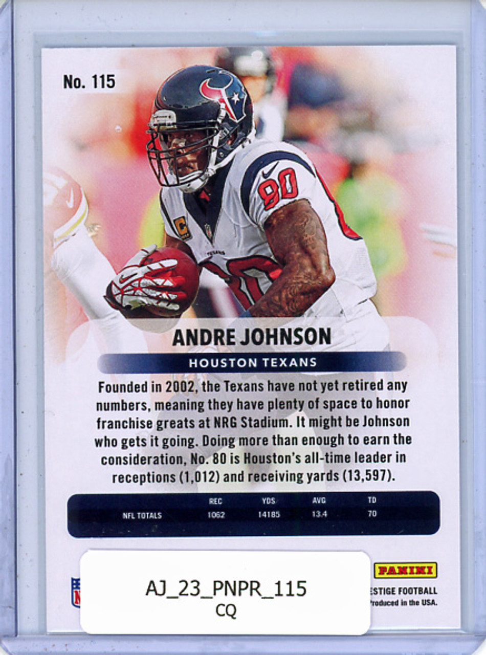 Andre Johnson 2023 Prestige #115 (CQ)