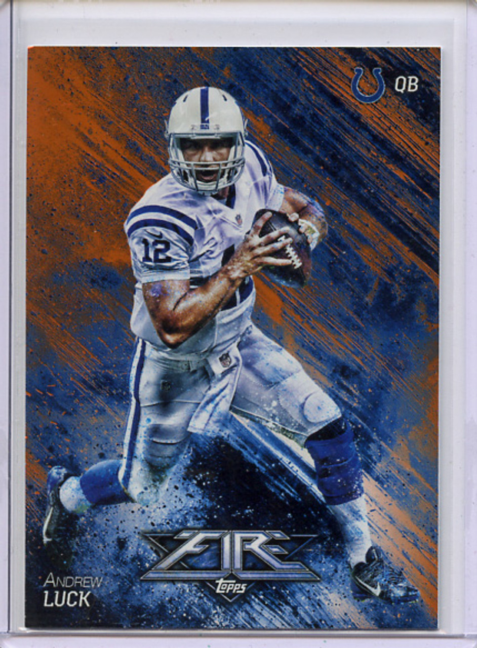 Andrew Luck 2014 Topps Fire #24 Flame