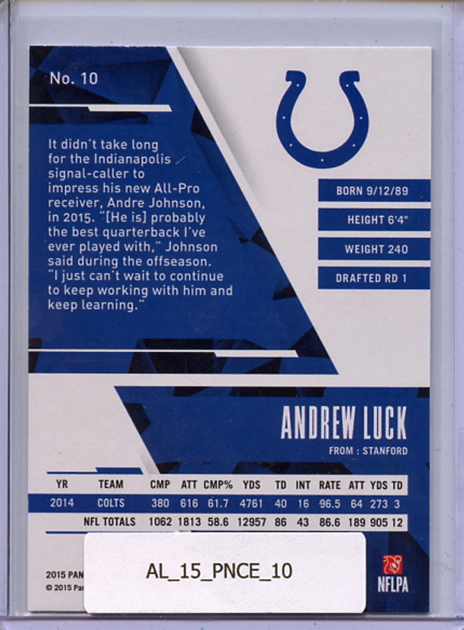 Andrew Luck 2015 Certified #10