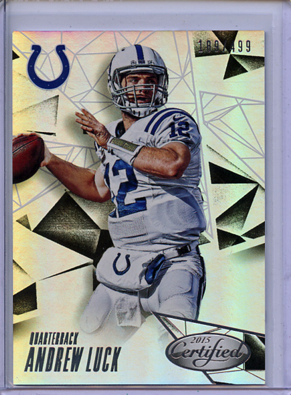 Andrew Luck 2015 Certified #10 Mirror Silver (#189/499)