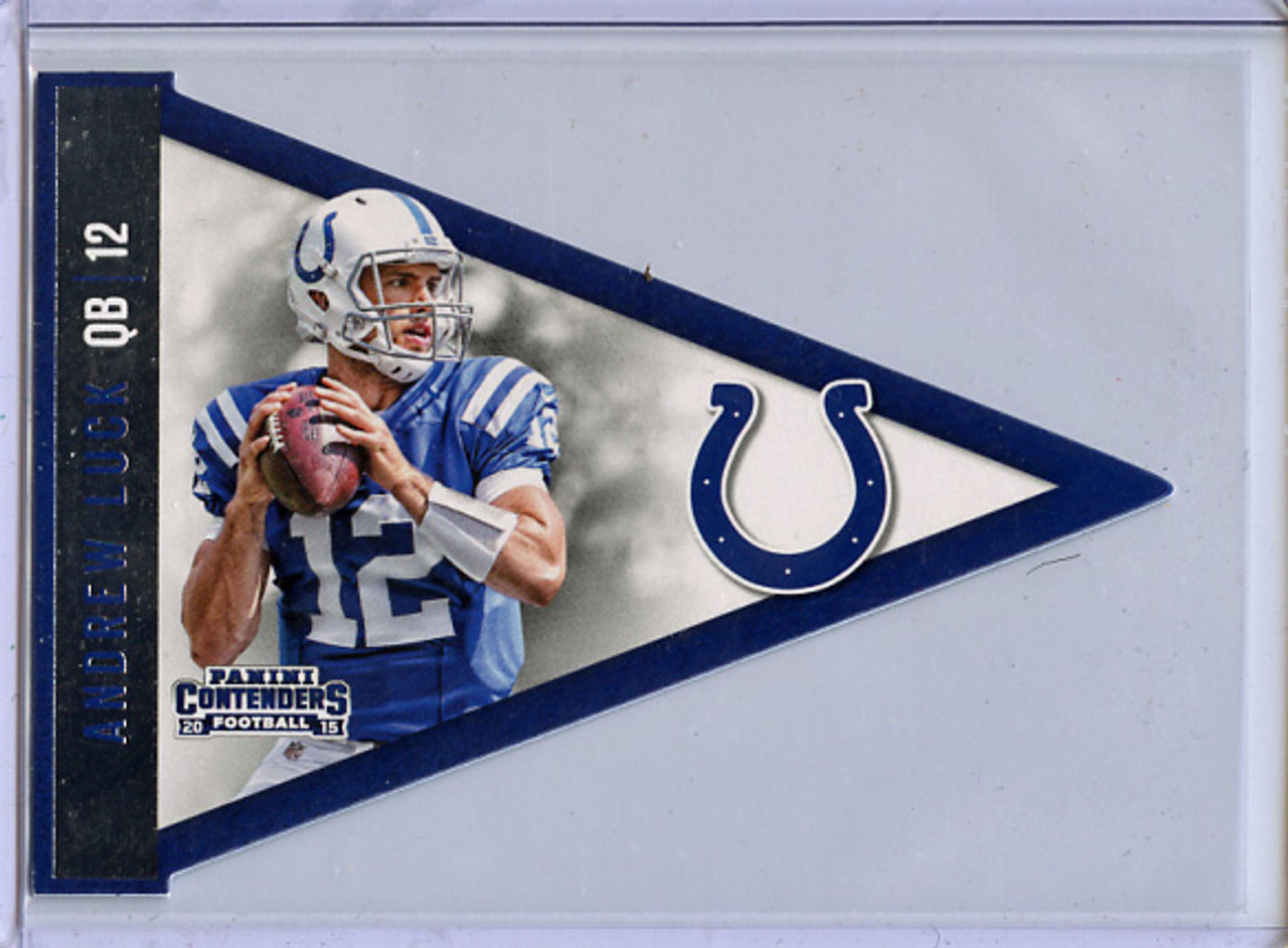 Andrew Luck 2015 Contenders, Pennants #P7