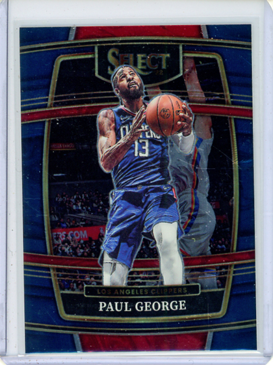 Paul George 2021-22 Select #14 Concourse Blue (CQ)