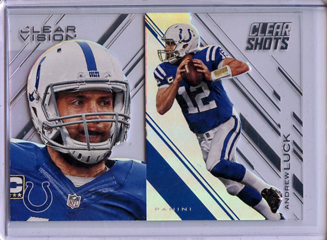 Andrew Luck 2015 Clear Vision, Clear Shots #CS-1