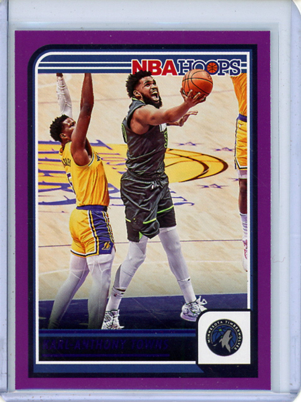 Karl-Anthony Towns 2023-24 Hoops #19 Purple (CQ)
