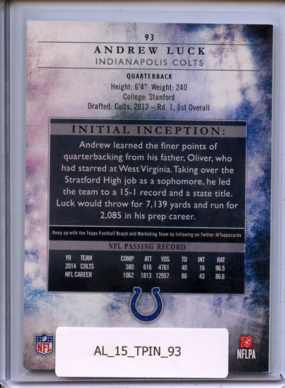 Andrew Luck 2015 Inception #93