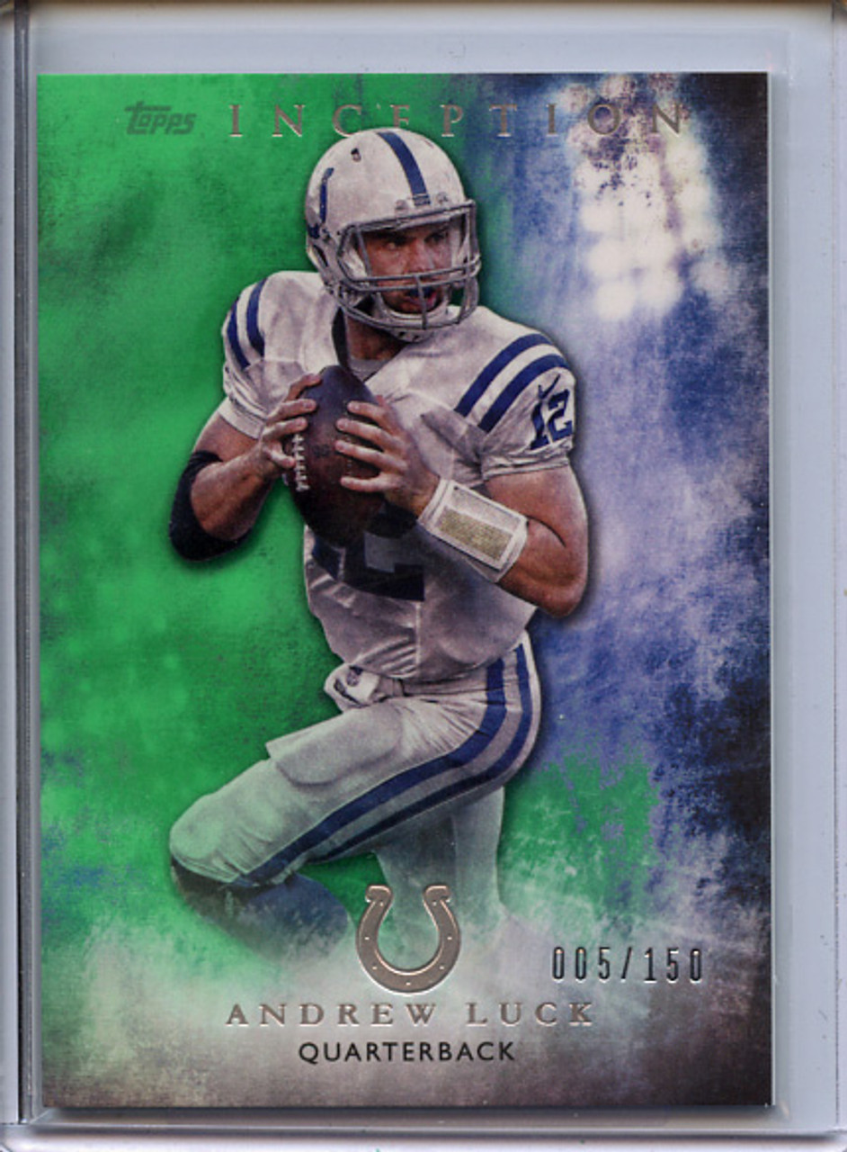 Andrew Luck 2015 Inception #93 Green (#005/150)