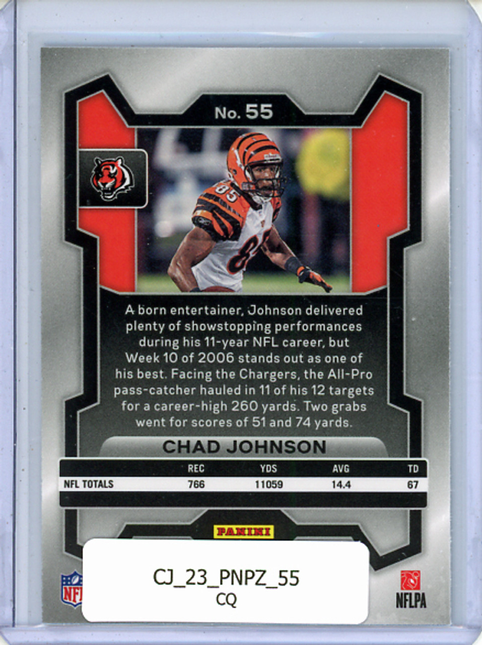 Chad Johnson 2023 Prizm #55 (CQ)