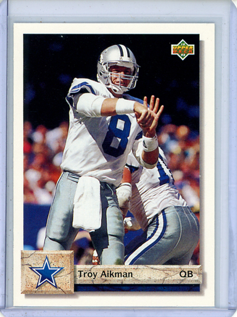 Troy Aikman 1992 Upper Deck #597 (CQ)