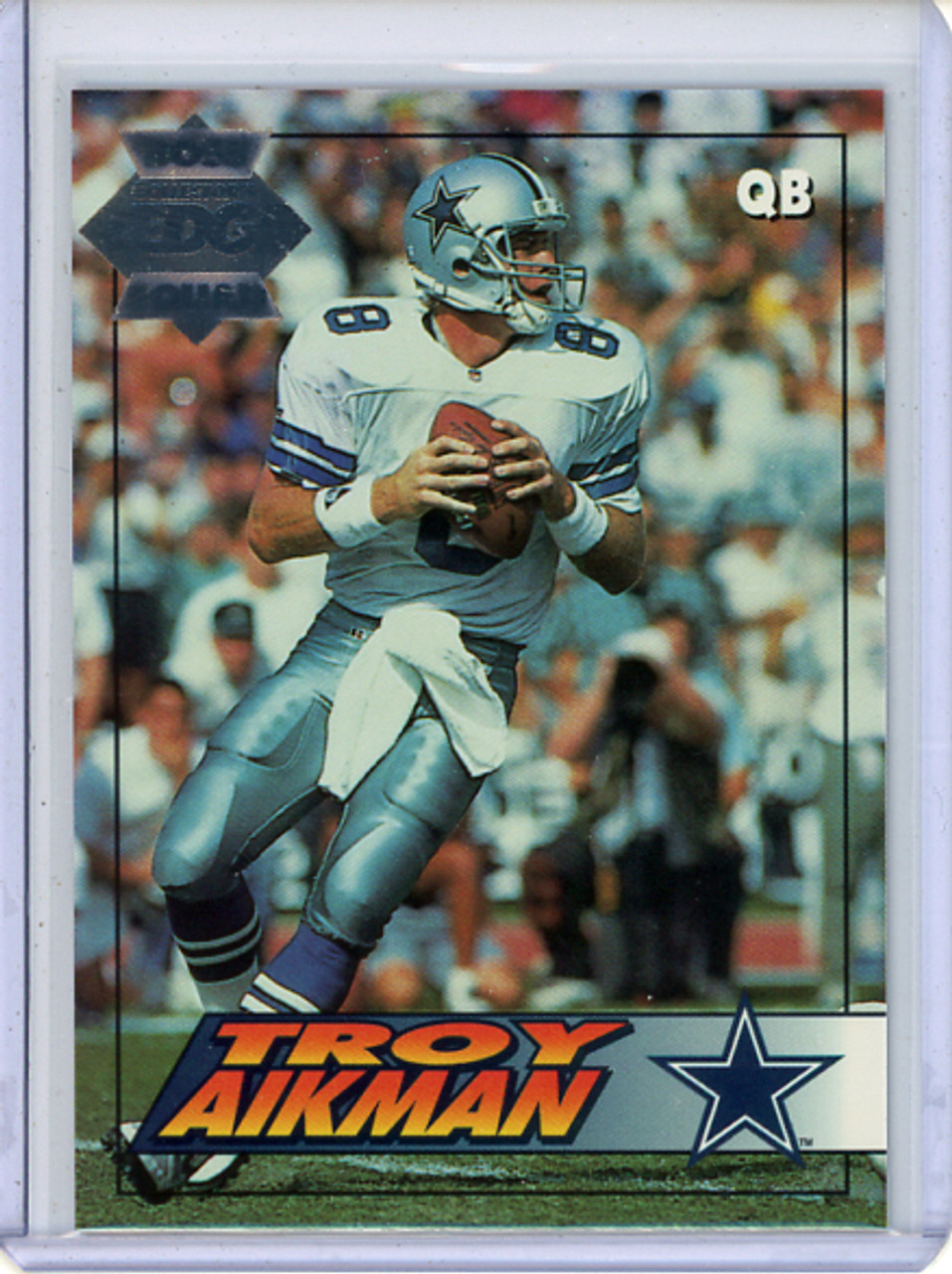 Troy Aikman 1994 Collector's Edge #41 Silver (CQ)