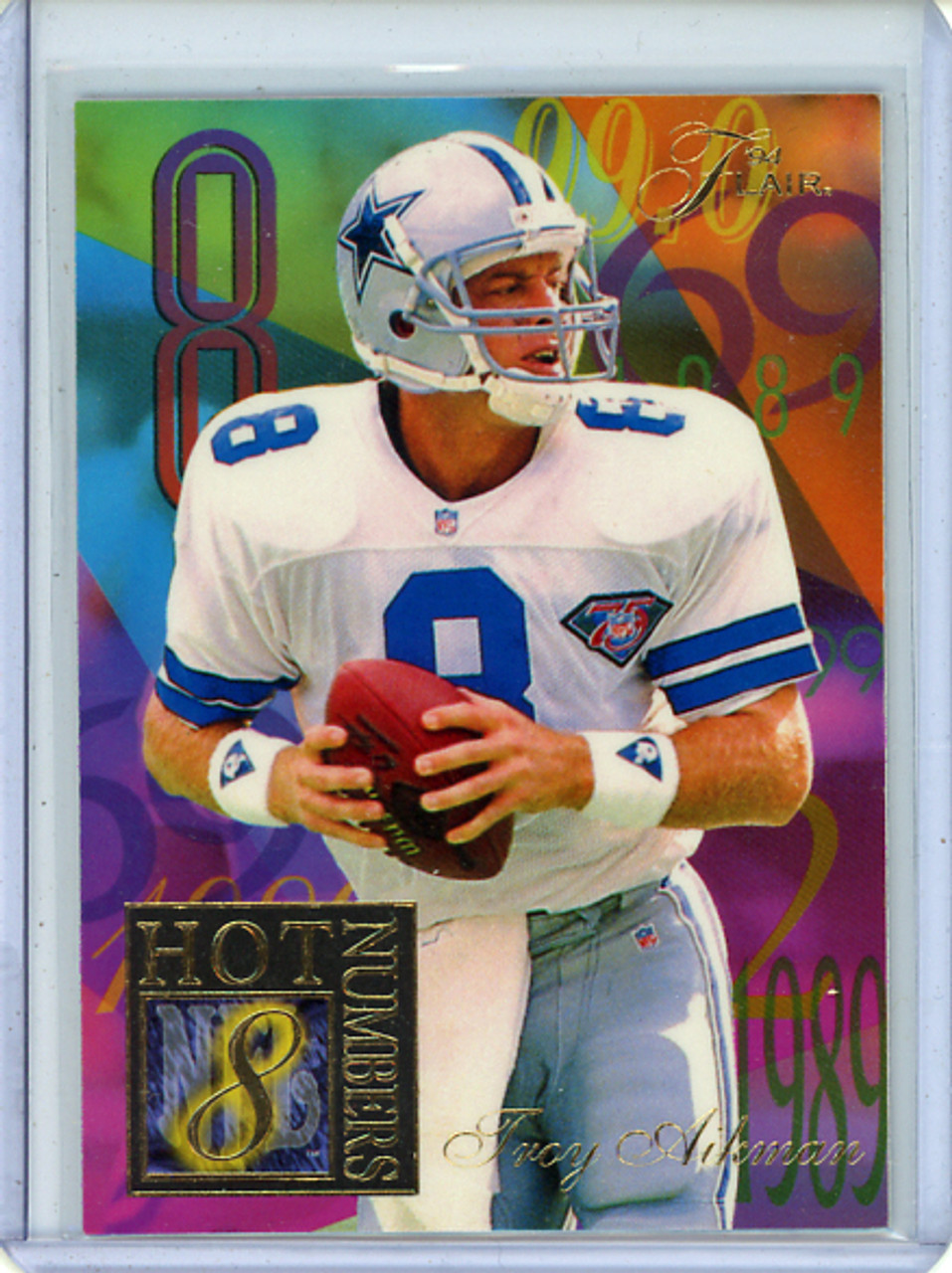 Troy Aikman 1994 Ultra, Flair Hot Numbers #1 (CQ)