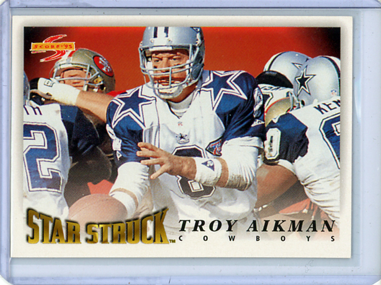 Troy Aikman 1995 Score #215 Star Struck (CQ)