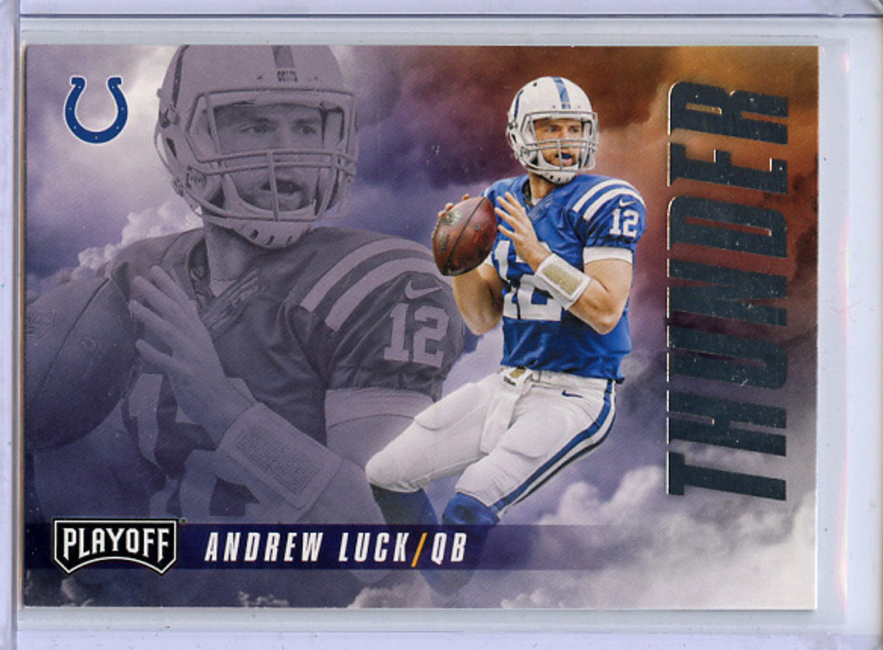 Andrew Luck, T.Y. Hilton 2016 Playoff, Thunder #TL-LH