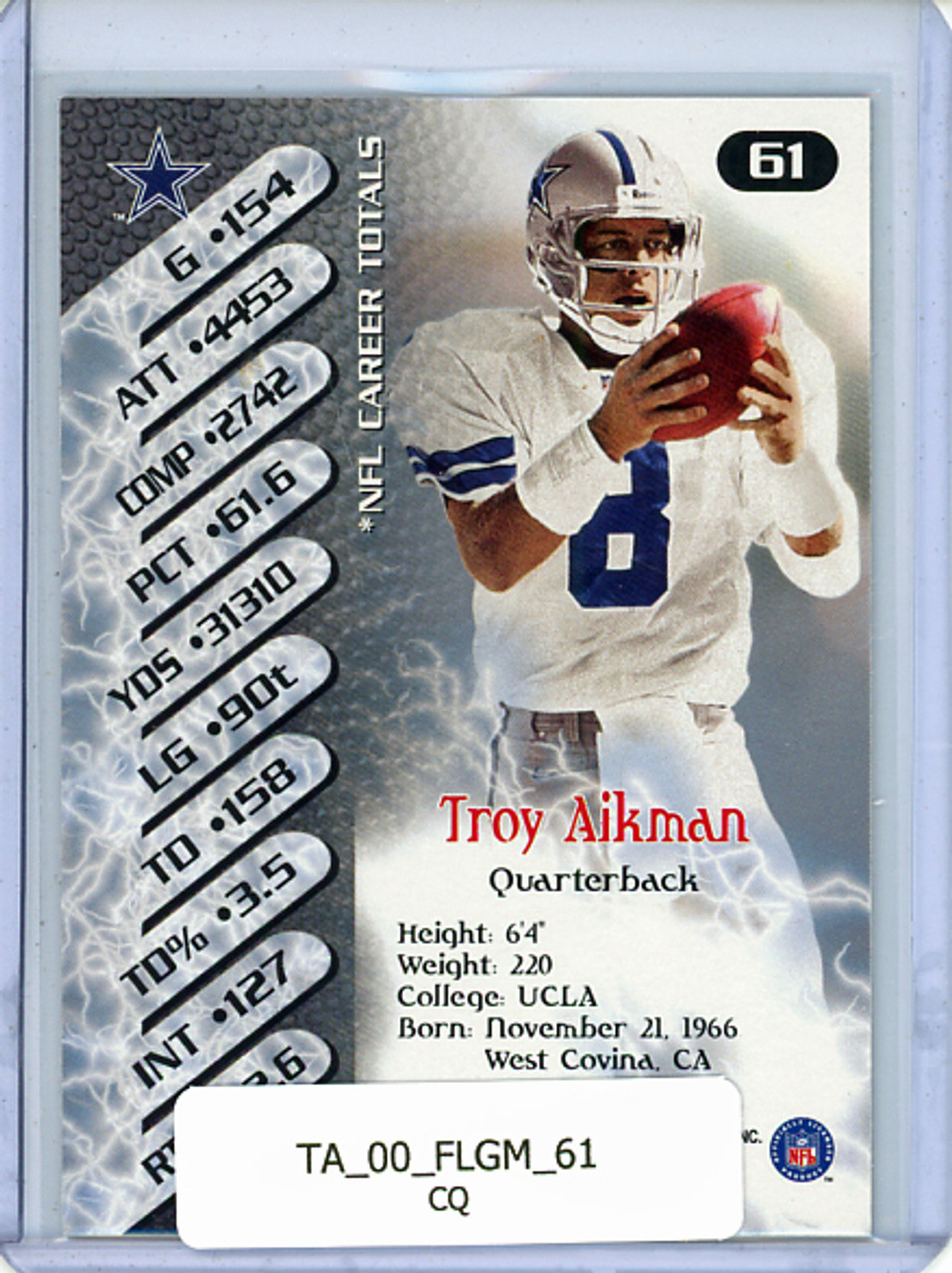 Troy Aikman 2000 Gamers #61 (CQ)