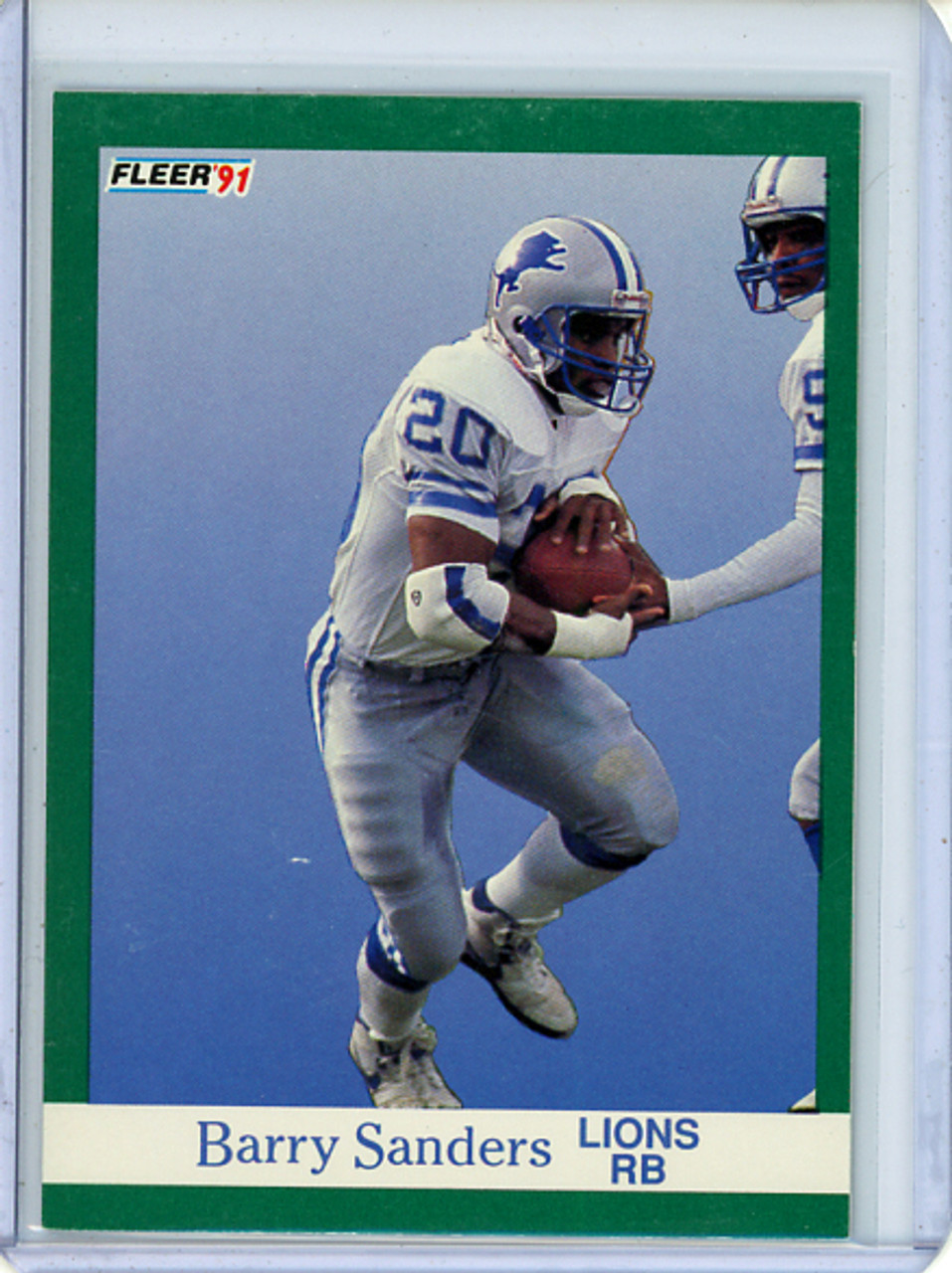 Barry Sanders 1991 Fleer #247 (CQ)