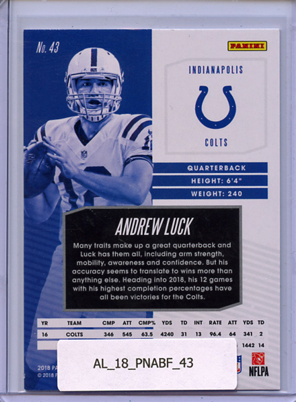 Andrew Luck 2018 Absolute #43