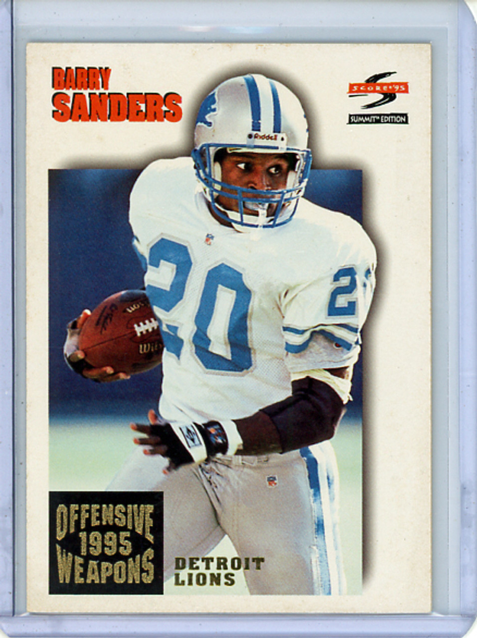Barry Sanders 1995 Summit #180 Offensive Weapons (CQ)