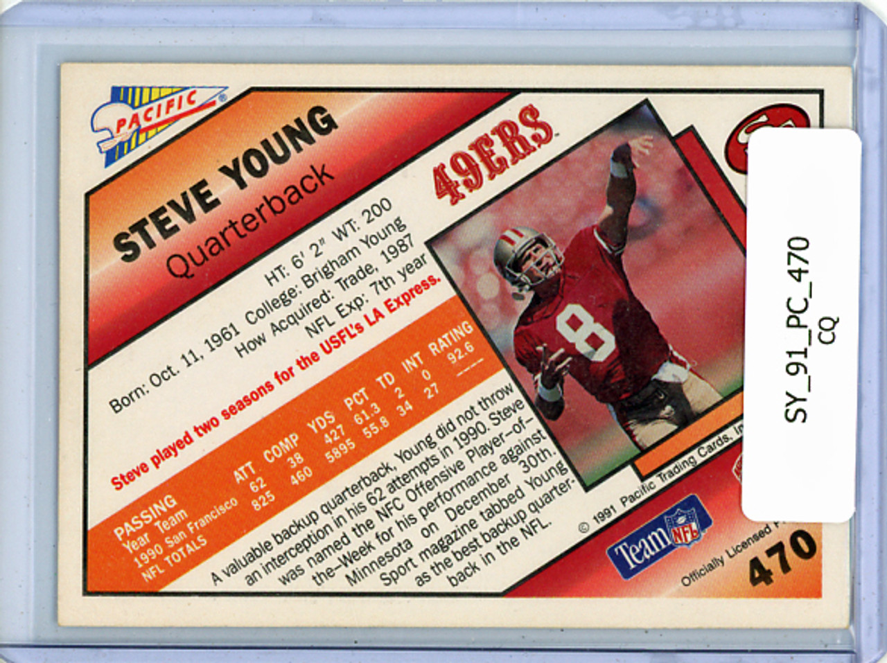 Steve Young 1991 Pacific #470 (CQ)