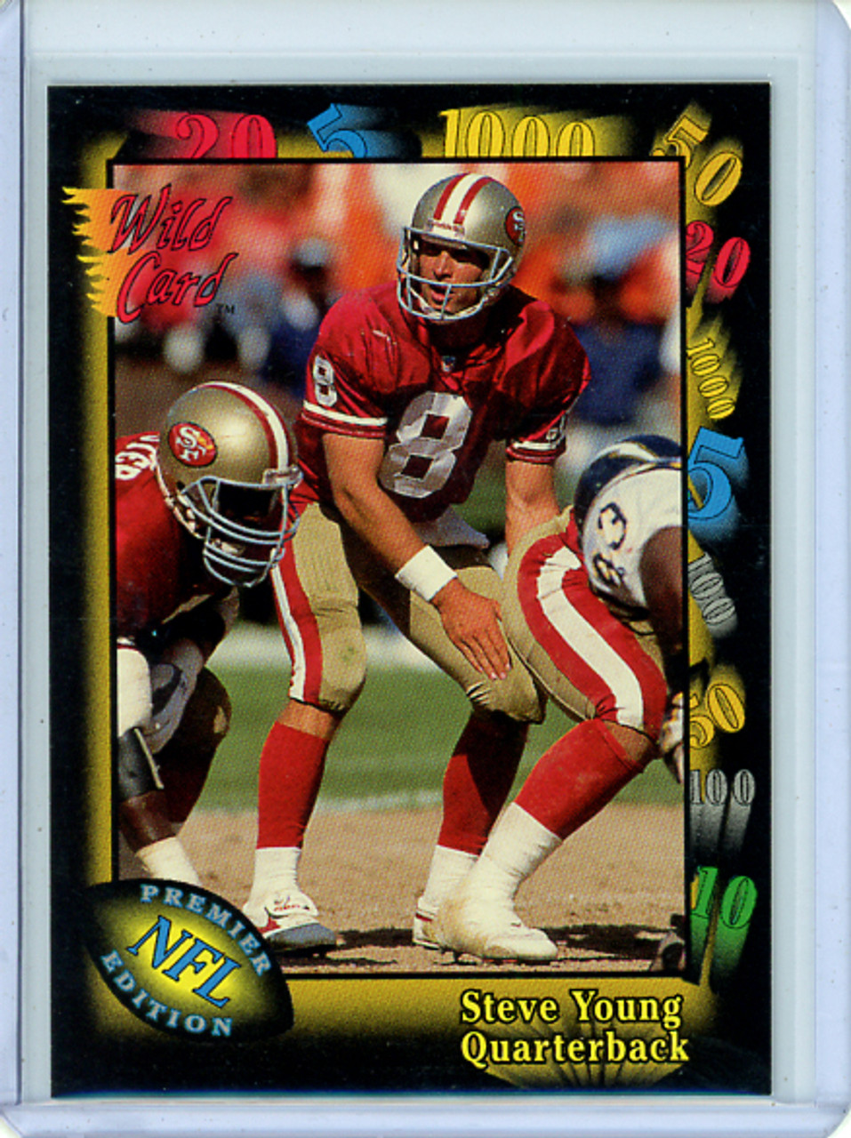 Steve Young 1991 Wild Card #86 (CQ)