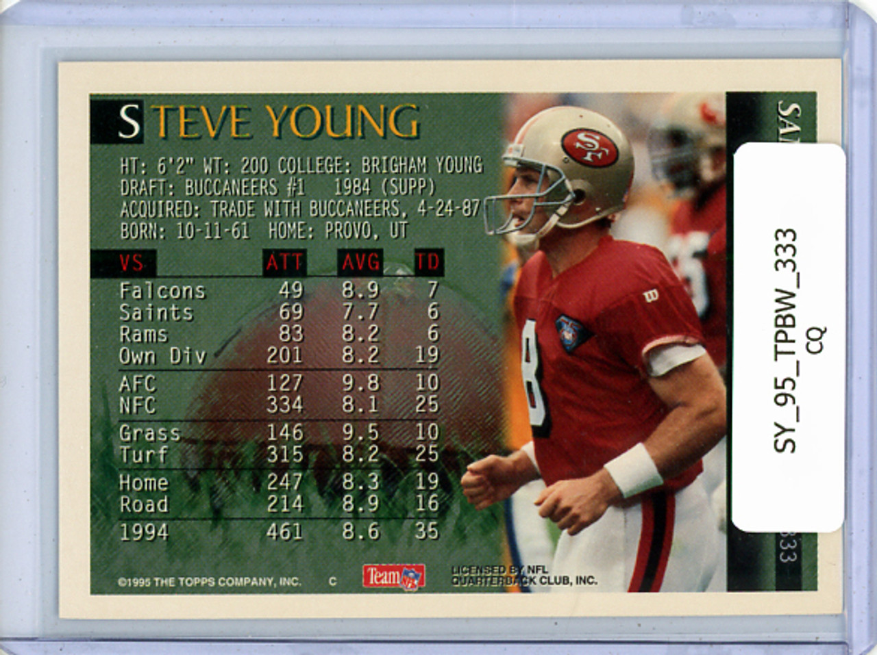 Steve Young 1995 Bowman #333 (CQ)