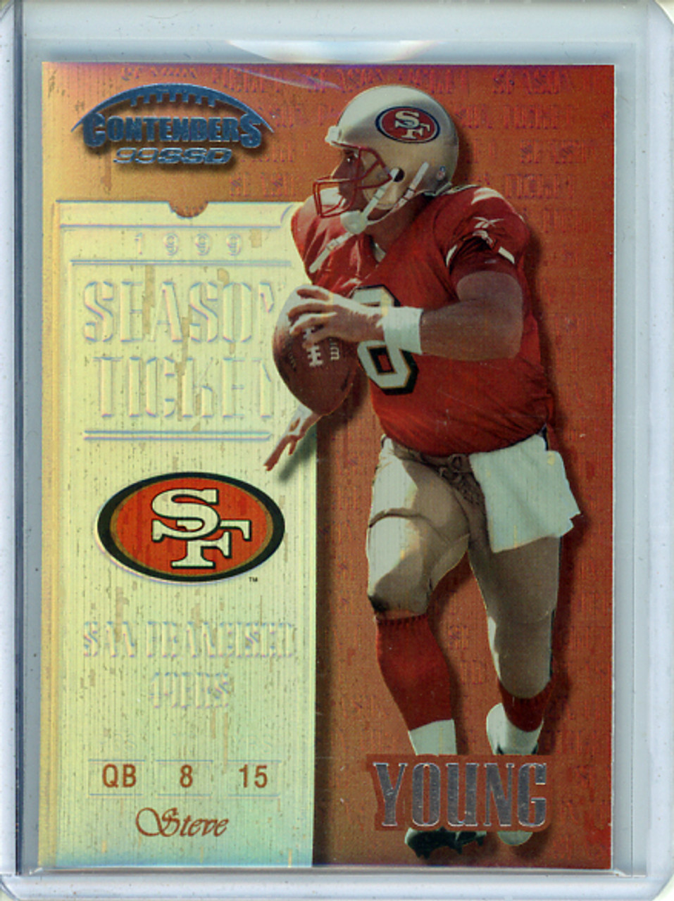 Steve Young 1999 Playoff Contenders SSD #49 (CQ)