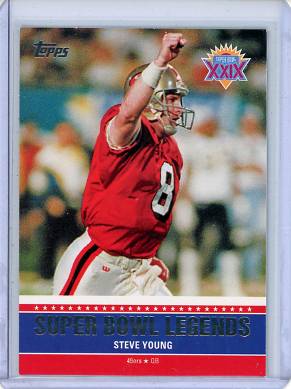 Steve Young 2011 Topps, Super Bowl Legends #SBL-XXIX (CQ)