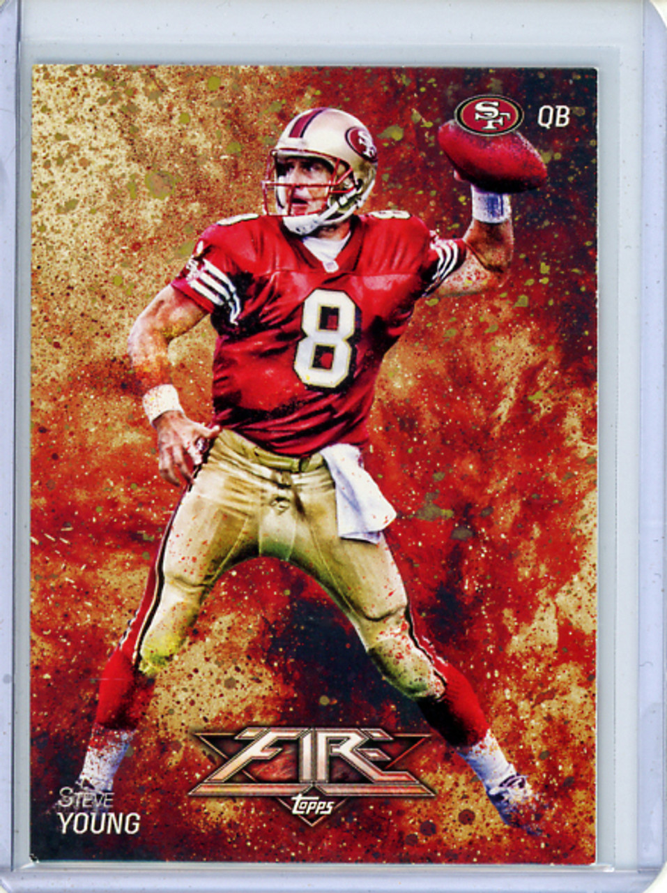 Steve Young 2014 Topps Fire #36 (CQ)