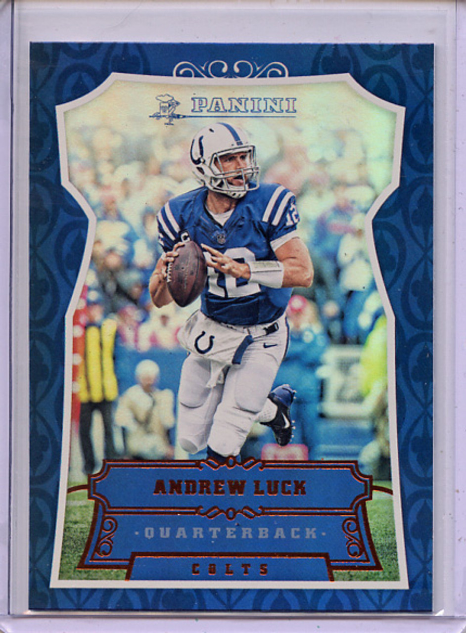 Andrew Luck 2016 Panini #180 Shining Armor Rainbow Foil