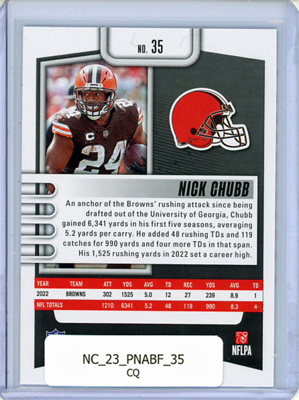 Nick Chubb 2023 Absolute #35 (CQ)
