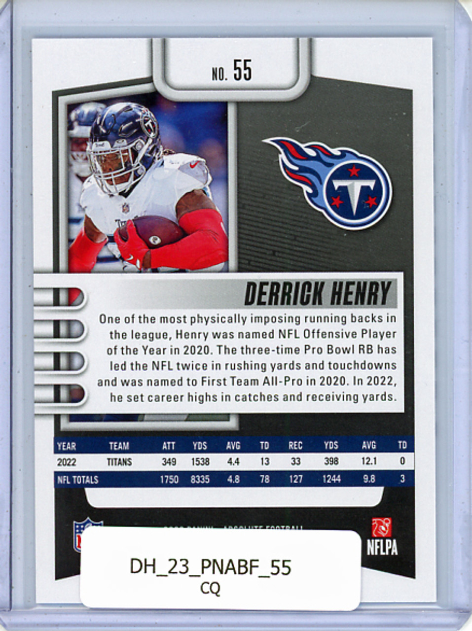 Derrick Henry 2023 Absolute #55 (CQ)