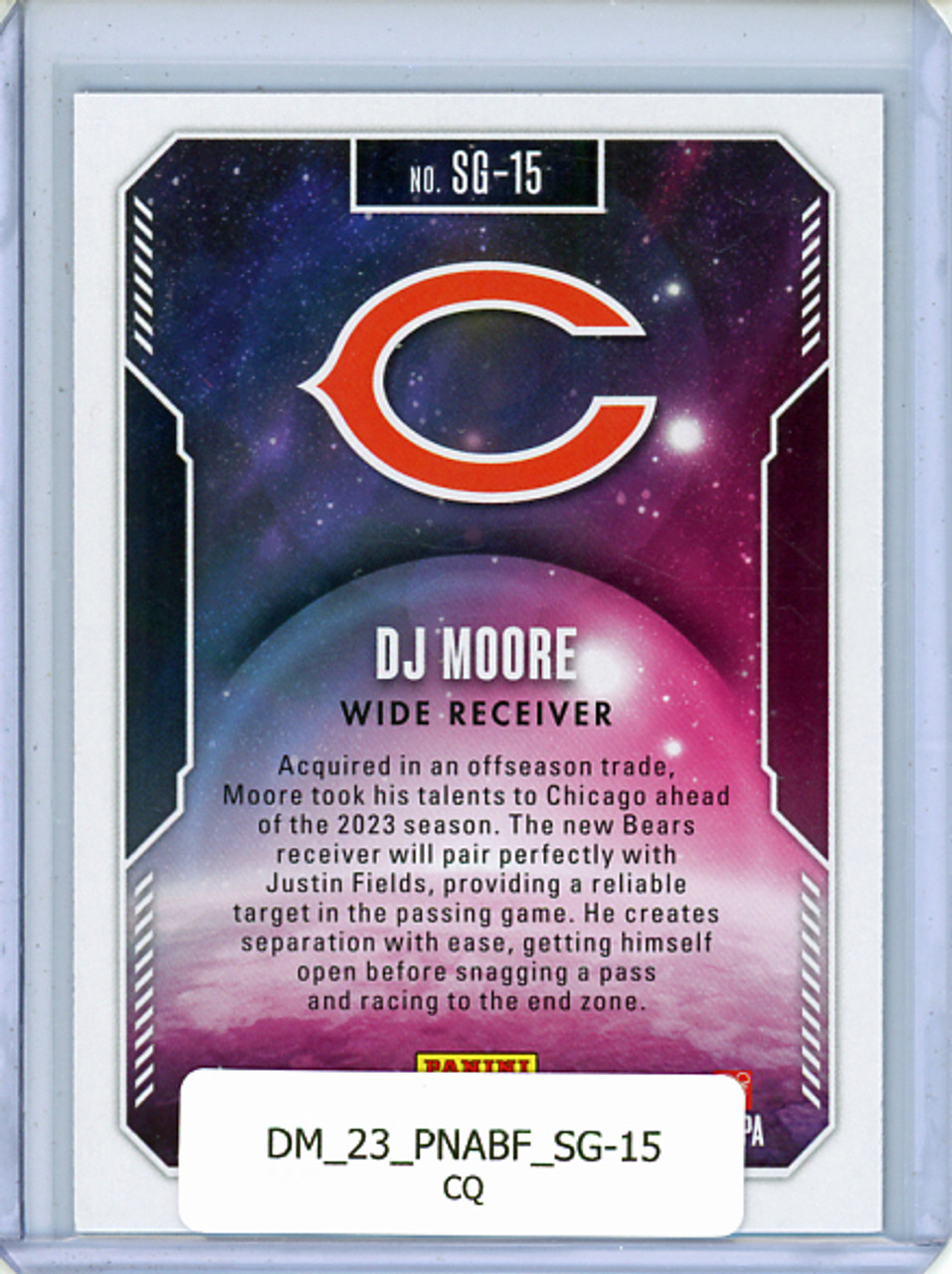 DJ Moore 2023 Absolute, Star Gazing #SG-15 (CQ)