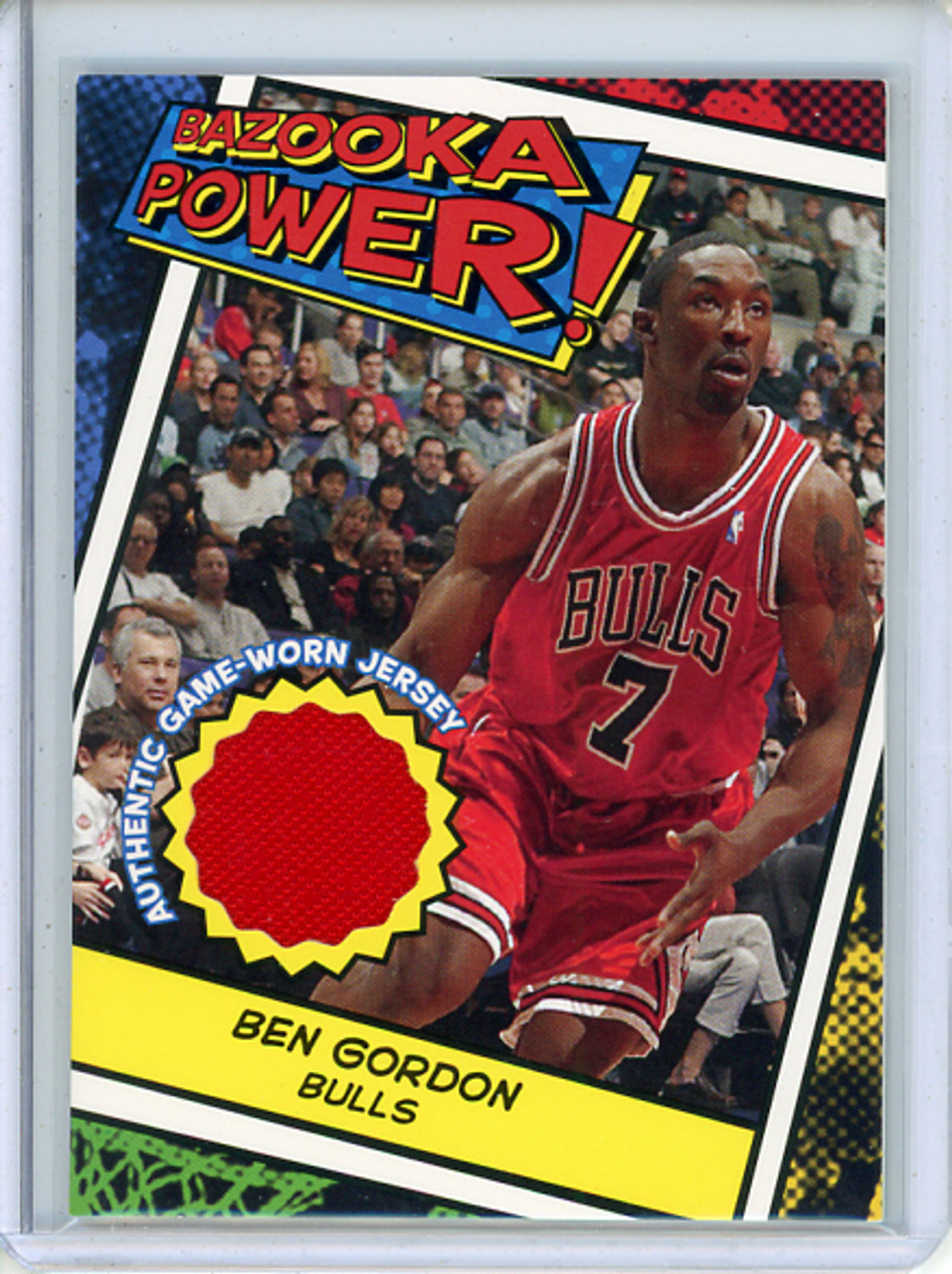 Ben Gordon 2005-06 Bazooka, Bazooka Power Relics #BP-BG (1) (CQ)