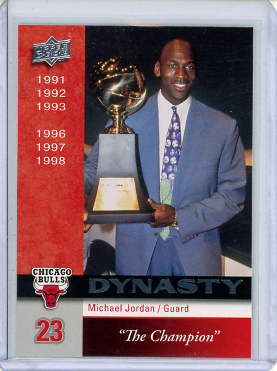 Michael Jordan 2008-09 Upper Deck Bulls Dynasty #CHI-13 (CQ)