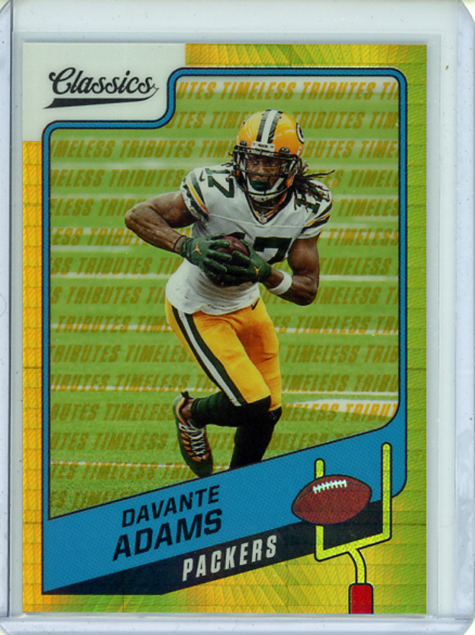 Davante Adams 2021 Classics Premium Edition #39 Timeless Tributes H2 Gold (#10/99) (CQ)