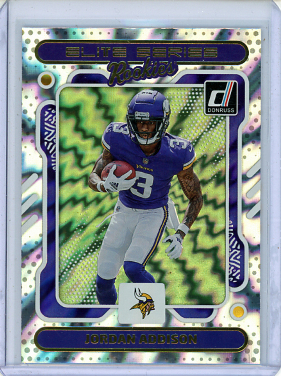 Jordan Addison 2023 Donruss, Elite Series Rookies #10 (CQ)