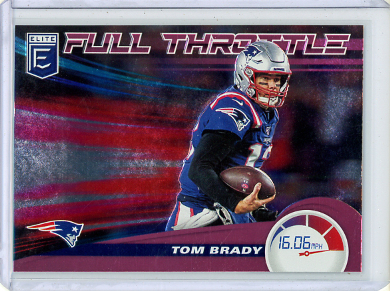 Tom Brady 2020 Donruss Elite, Full Throttle #25 Pink (CQ)