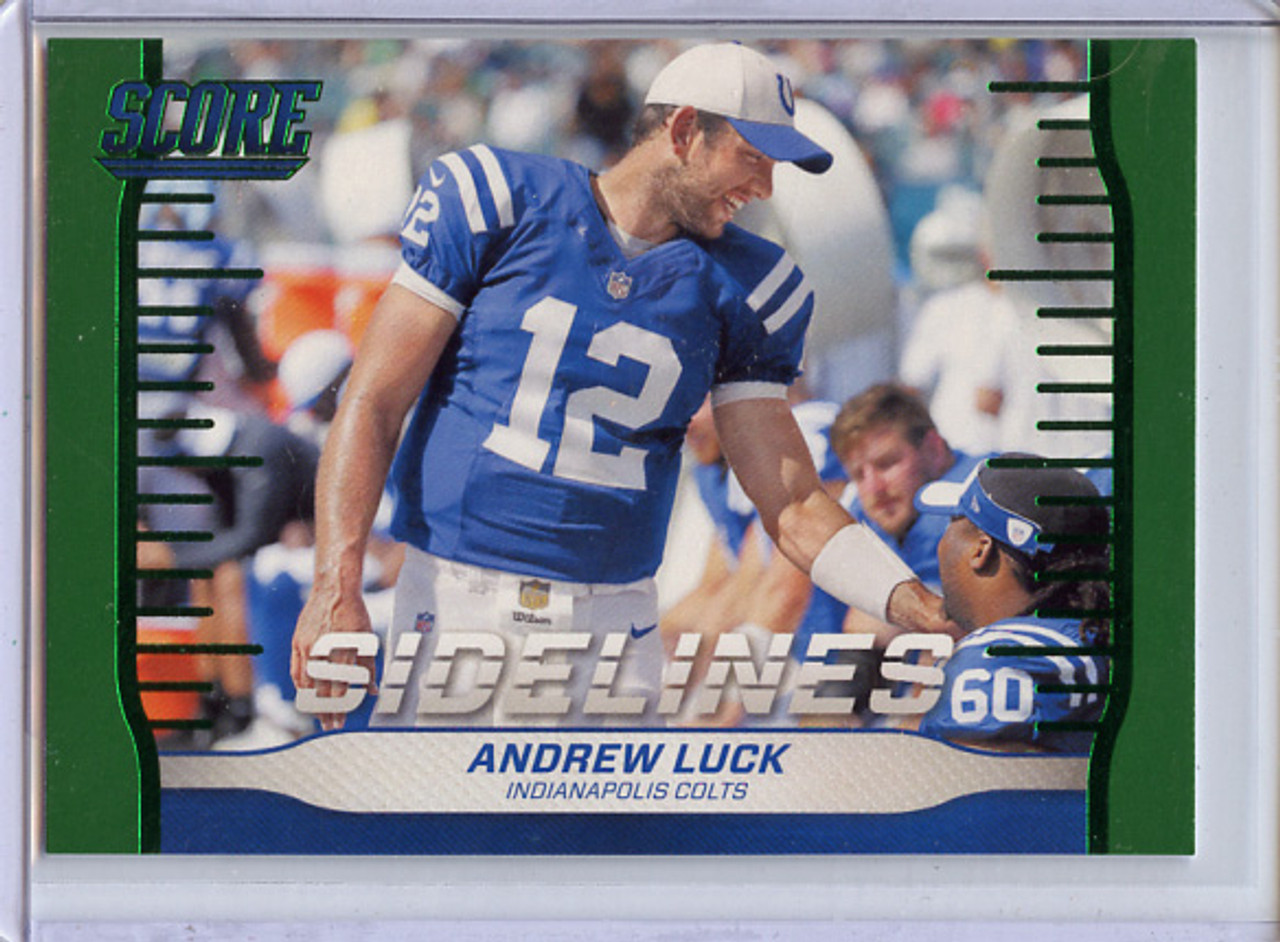 Andrew Luck 2016 Score, Sidelines #7 Green