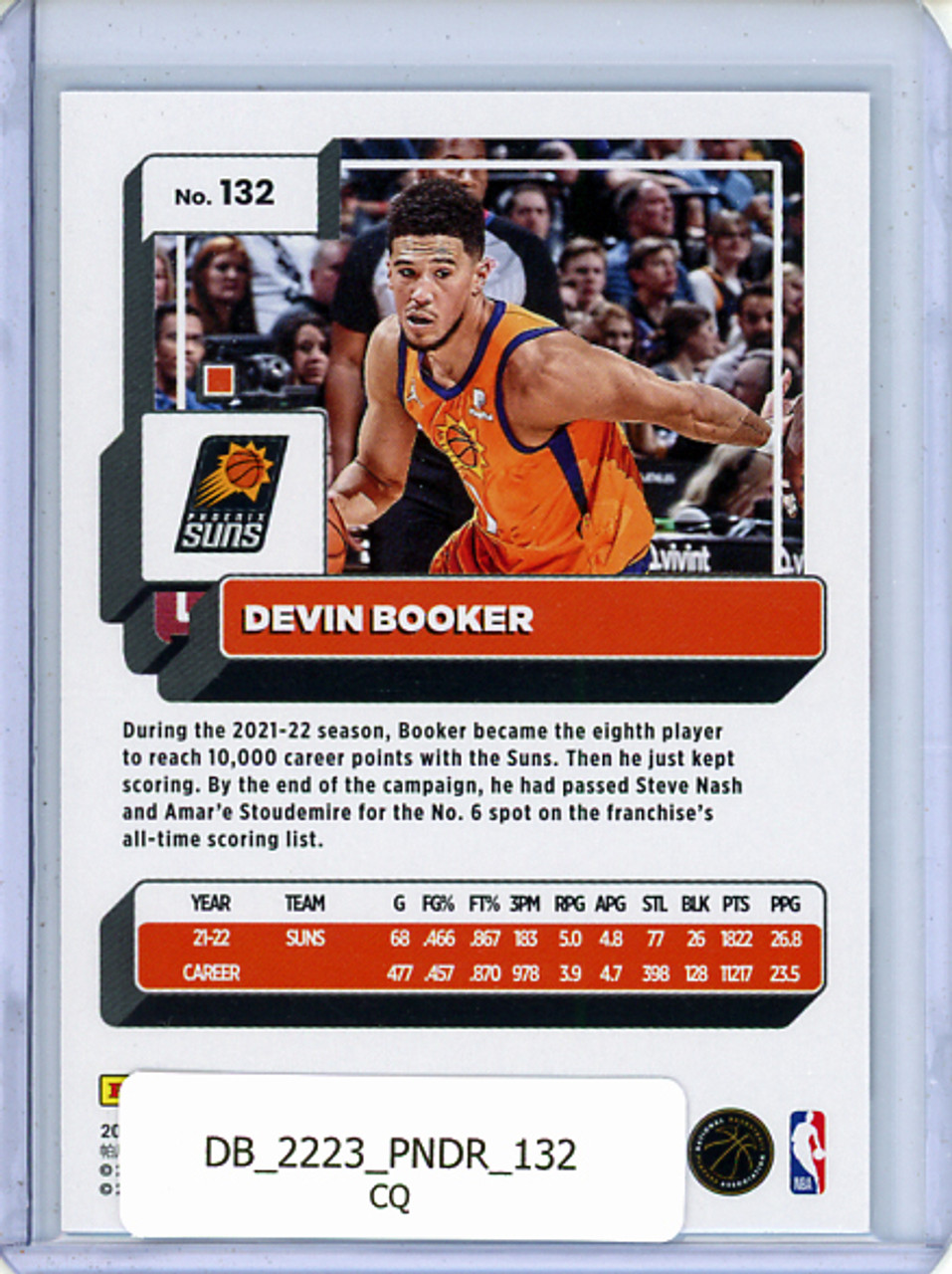 Devin Booker 2022-23 Donruss #132 (CQ)