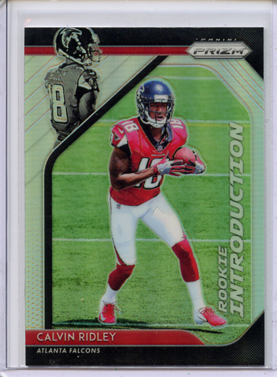 Calvin Ridley 2018 Prizm, Rookie Introduction #RI-9 Silver