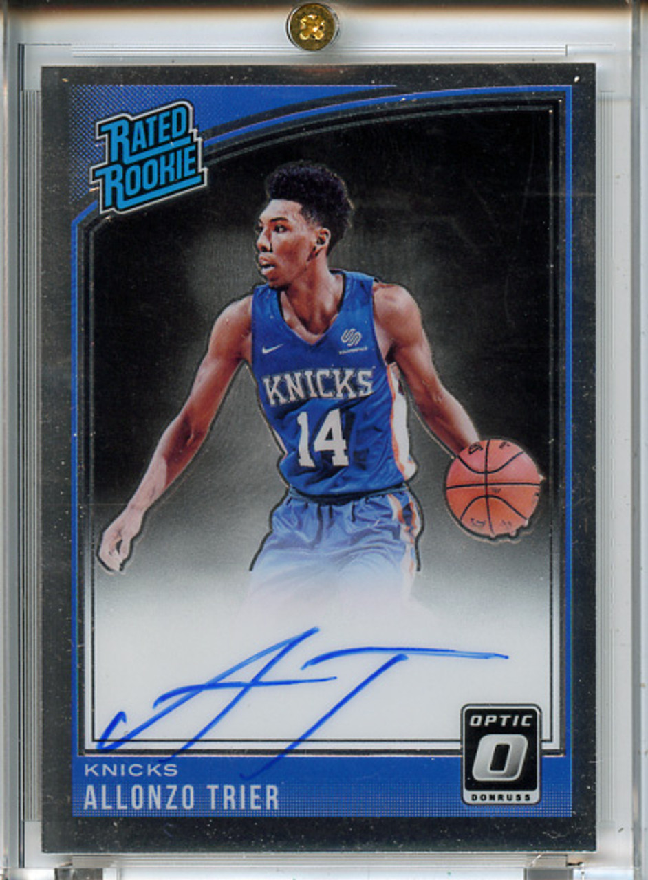 Allonzo Trier 2018-19 Donruss Optic #175 Rated Rookies Signatures