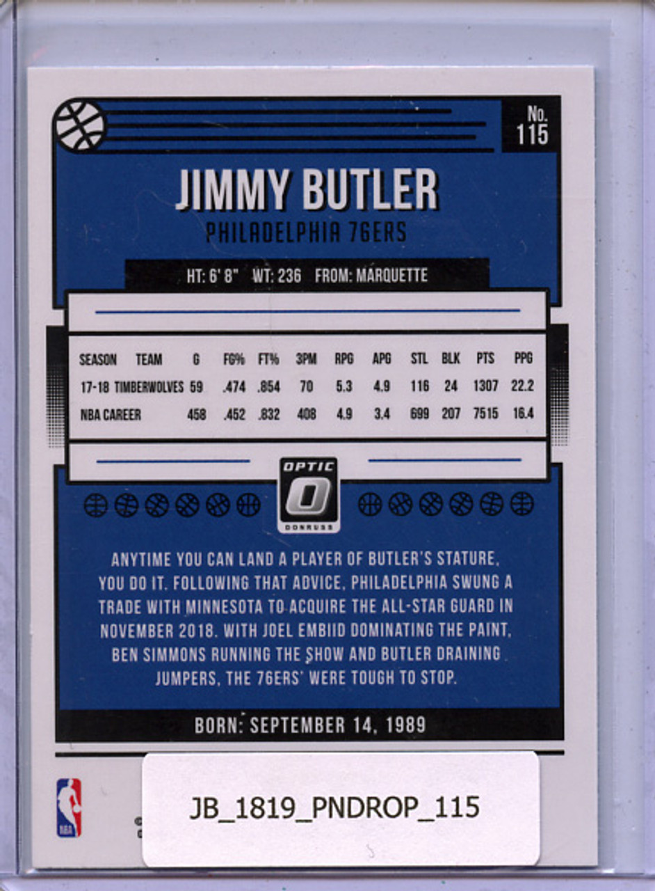 Jimmy Butler 2018-19 Donruss Optic #115