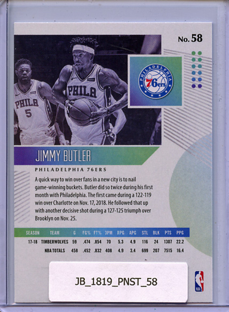 Jimmy Butler 2018-19 Status #58