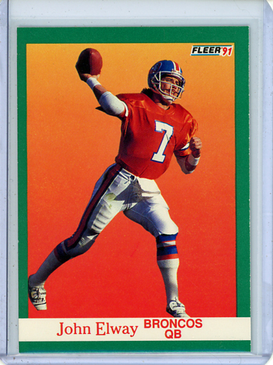 John Elway 1991 Fleer #45 (CQ)