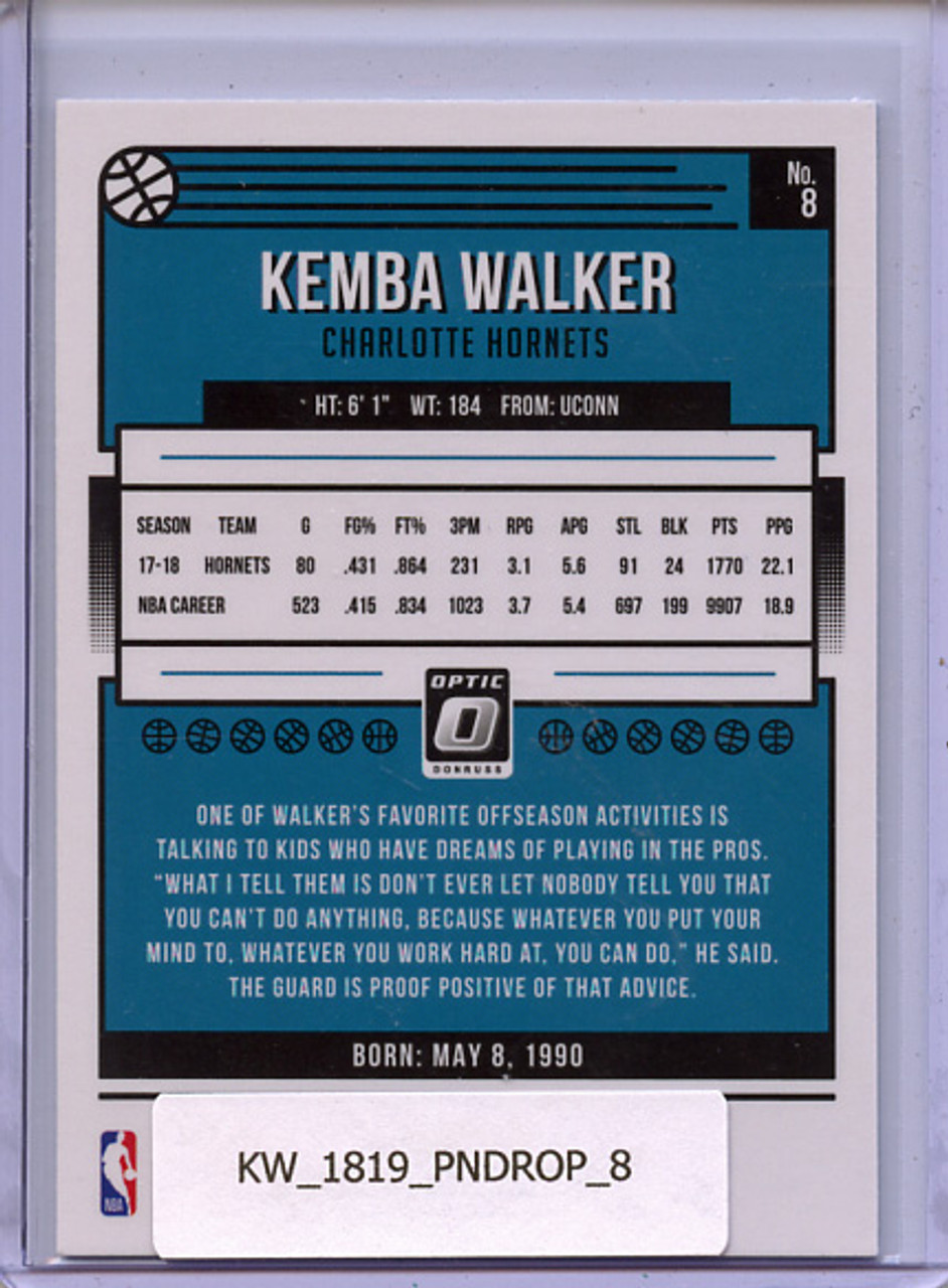 Kemba Walker 2018-19 Donruss Optic #8
